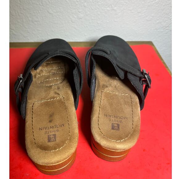 White Mountain Women's Behold Clogs black /brown size 10.5/11 - Picture 6 of 10